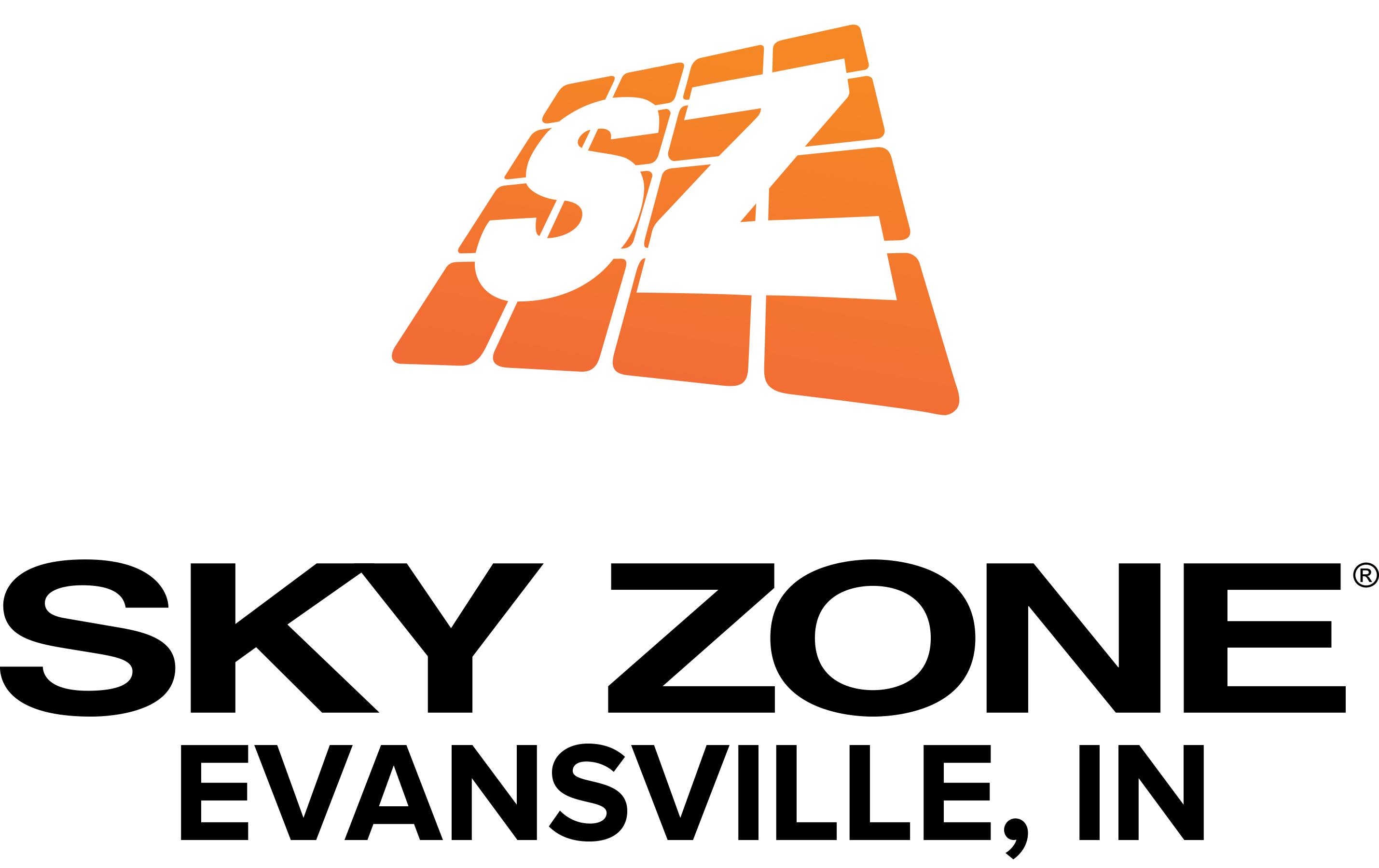 SkyZone Logo Vertical Evansville